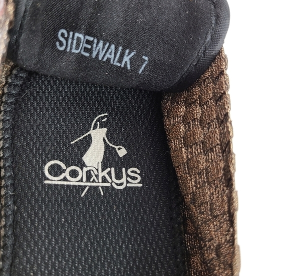 Corkys 'Sidewalk' Metallic‎ Bronze Woven Flats 7 - Picture 6 of 8